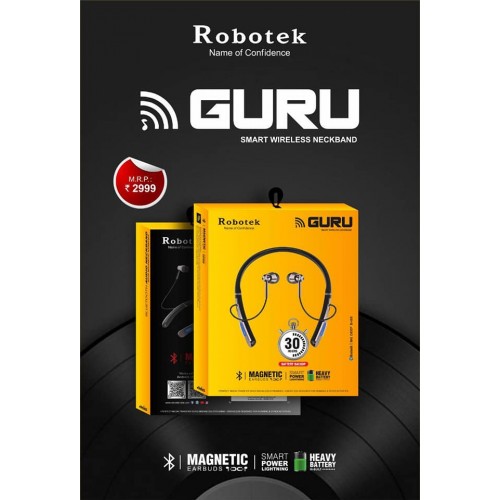 robotek guru bluetooth earphone