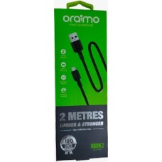 Oraimo OCD-M56 V8/Micro (2A) 2M LONGER AND FASTER Cable(Black) 