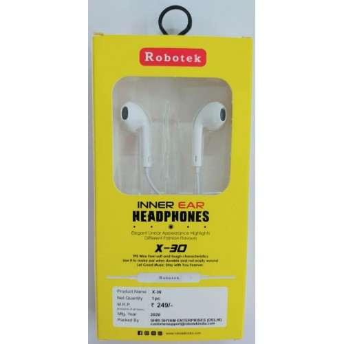 robotek earphone x30