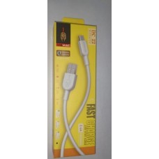 Vismac DC22 Warrior (2.4Amp) 1Mtr Fast Charger TypeC DataCable