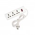  Ikshu I304 Universal 3-Socket Surge protector + Overload Protection