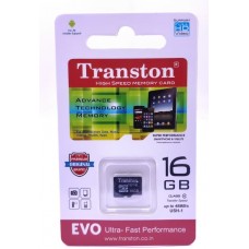 Transton 16GB Class-10 microSD Memory Card 