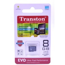 Transton 8GB MicroSD Memory Card 