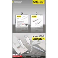 Troops TP-2222 Type C To Headphone Adapter