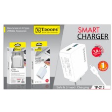 Troops Tp-213 3.4Amp Fast Micro/V8 Charger
