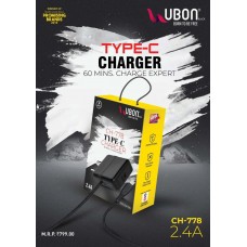 Ubon CH-778(2.4A) Type-C Charger