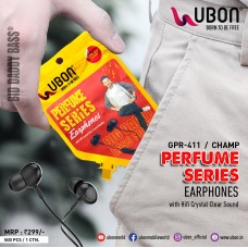 UBON GPR-411 Universal Champ Perfume Series Earphones
