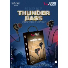 UBON UB-735 Thunder Bass Champ EarPhones