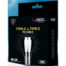 Ubon WR-330 TypeC to TypeC 18W Fast PD Cable