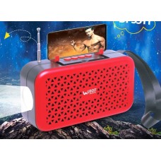 UBON BT-5511 Sound Chamber Wireless Speaker With Mobile Stand and Flashlight