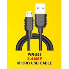 Ubon WR-555 3.4Amp Micro/V8 USB Cable
