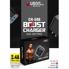 UBON CH-586(2.4A)Dual USB Boost Charge Adaptor