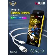 UBON WR-267 1Amp Cirrus Series TypeC Data Sync/Charging Cable