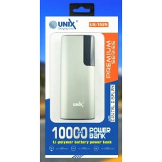 UNIX Ux-1529 10000mAh PowerBank  (Dual USB With Digital Display)