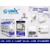 UNIX UX-102 (2.1A)Dual USB Charger with TypeC Cable