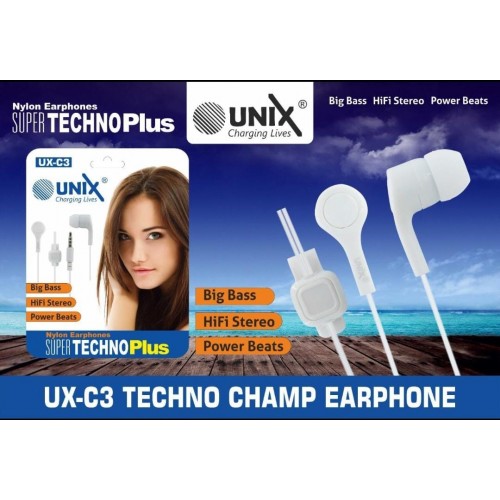 unix earphones champ