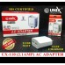 UNIX UX-110 (2.1AMP) 2 USB Fast Charge Adapter(Dock Only)