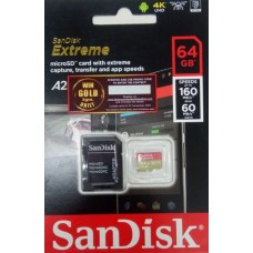 Sandisk SDSQXA2-64GB 160MB/s MicroSD Card 