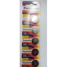 Panasonic CR2032 Battery for Remotes and Calculator And Etc(Pack of 5)