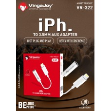 Vingajoy VR-322 Iphone 3.5 MM Aux Adapter