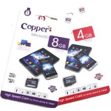 Copper microSD Memory Card 