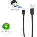 Portronics KonnectCore Mini PowerBank 25cm Micro/V8 cable(Black)