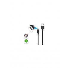 Portronics KonnectCore Mini PowerBank 25cm TypeC cable(Black)