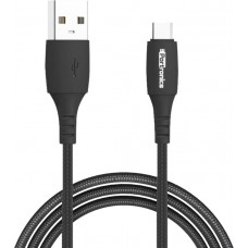 Portronics KonnectA TypeC 1M/3.0A Fast Nylon Braided Cable