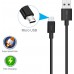 Portronics KonnectCore micro/V8 1M/2.1A Fast Charging Cable(Black)