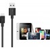 Portronics KonnectCore micro/V8 1M/2.1A Fast Charging Cable(Black)