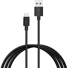 Portronics KonnectCore TypeC 1M/2.1A Fast Charging Cable(Black)