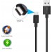 Portronics KonnectCore TypeC 1M/2.1A Fast Charging Cable(Black)