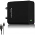 Portronics adaptoone Single USB 18W/3A Micro/V8 Charger(Black)