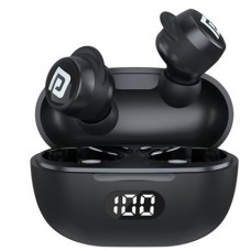 Portronics HarmonicsTwinsS5 Wireless Earpods Playtime 27Hrs(Black)