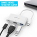 Portronics C-Konnect TypeC to USB+HDMI+TypeC Multiport Adapter/Connector 