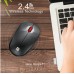 Portronics Toad12 Wireless Mouse(2.4GHz Red-Black)