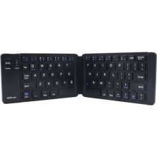 Portronics Chicklet Wireless Keyboard Rechargeable ,Foldable Multi-device