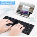 Portronics Chicklet Wireless Keyboard Rechargeable ,Foldable Multi-device