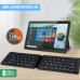 Portronics Chicklet Wireless Keyboard Rechargeable ,Foldable Multi-device