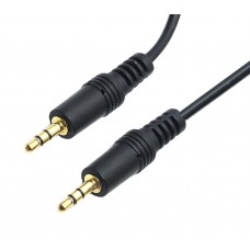 Maxicom  1.5mm  Stereo to  Stereo Audio AUX Cable for Car/Home Stereos and More(Black)
